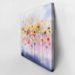Πίνακας σε καμβά ABSTRACT DANDELION COLORFUL PAINTINGS FLOWERS SOFT