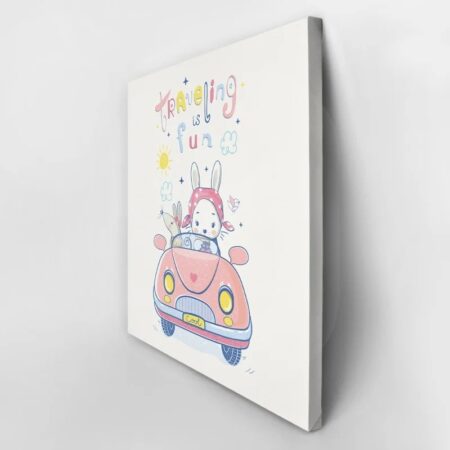 Πίνακας σε καμβά BUNNY MOUSE CARTOON - Παιδικοι και set Sticky 2