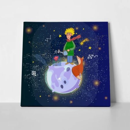 Πίνακας σε καμβά ILLUSTRATION OF LITTLE PRINCE - Παιδικοι και set