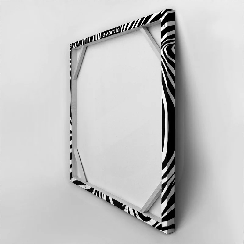 Πίνακας σε καμβά ZEBRA COUPLE BACKGROUND