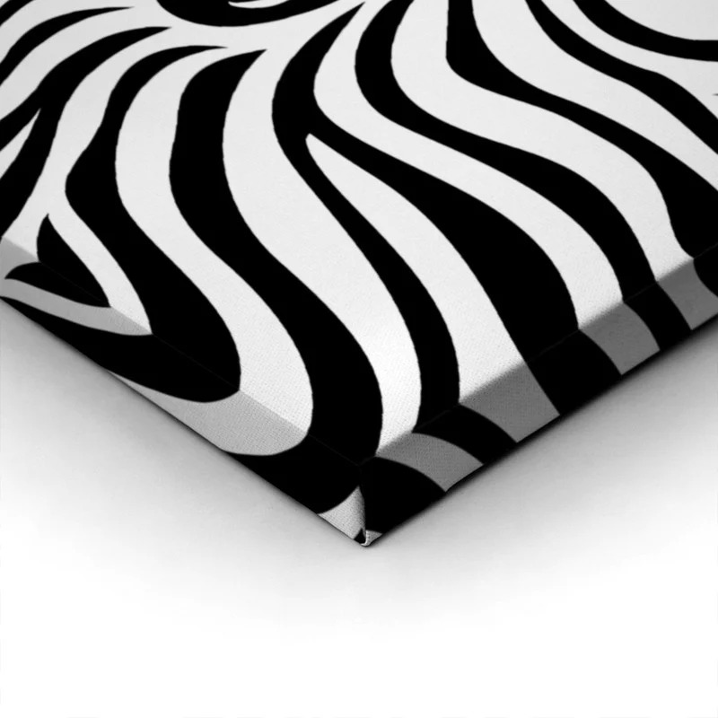 Πίνακας σε καμβά ZEBRA COUPLE BACKGROUND