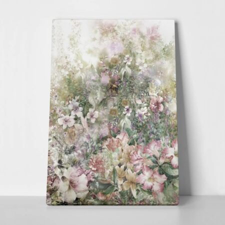 Πινακας σε καμβά ABSTRACT FLOWERS 6 - Floral - Λουλουδια