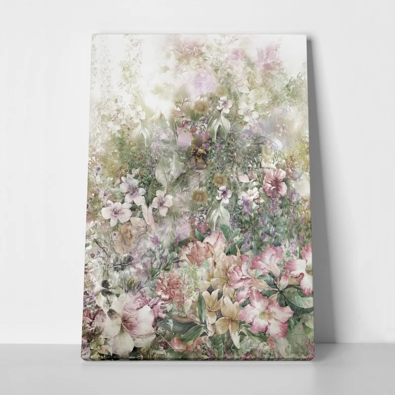 Πινακας σε καμβά ABSTRACT FLOWERS 6