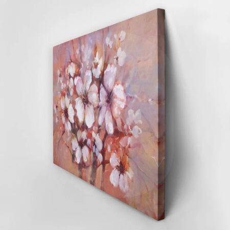 Πινακας σε καμβά ALMONDS BLOSSOM HANDMADE PAINTING BOUQUET - Ανθη Δεντρων Sticky 2