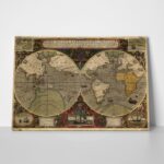 Πινακας σε καμβά ANCIENT WORLD MAP
