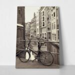 Πινακας σε καμβά BIKE ON BRIDGE