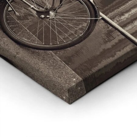 Πινακας σε καμβά BIKE ON BRIDGE - Ποδηλατα Sticky 1
