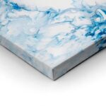 Πινακας σε καμβά BLUE CREATIVE ABSTRACT BACKGROUND