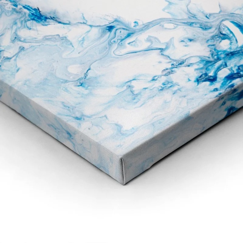 Πινακας σε καμβά BLUE CREATIVE ABSTRACT BACKGROUND
