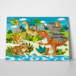 Πινακας σε καμβά DINOSAUR LAND