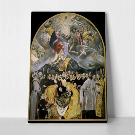 Πινακας σε καμβά EL GRECO - THE BURIAL OF THE COUNT OF ORGAZ - El Greco