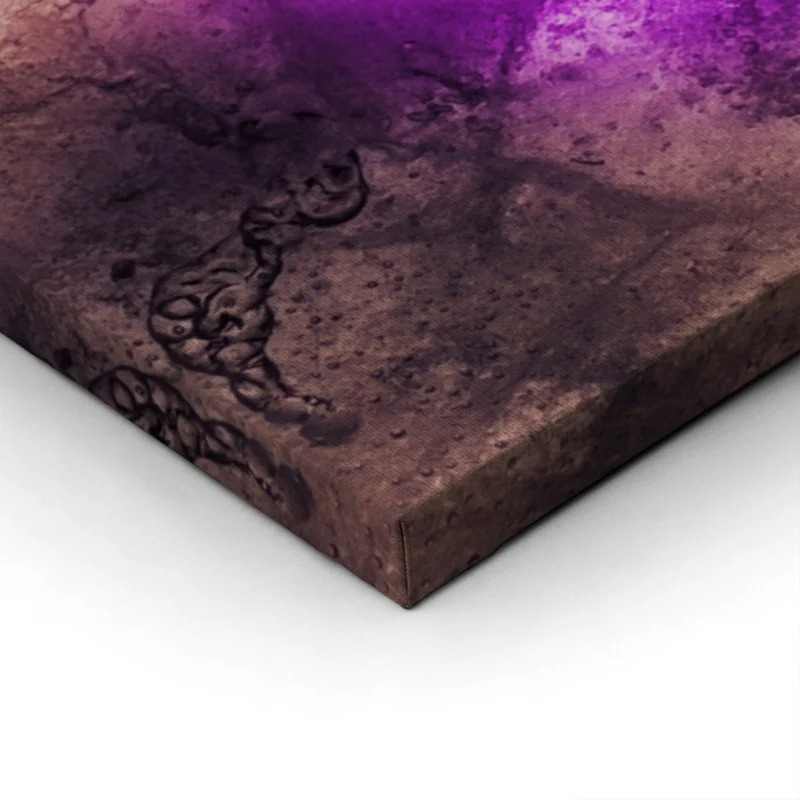 Πινακας σε καμβά FROZEN ORCHID FLOWERS ABSTRACT PAINTING