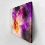 Πινακας σε καμβά FROZEN ORCHID FLOWERS ABSTRACT PAINTING