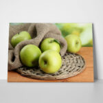 Πινακας σε καμβά GREEN APPLES