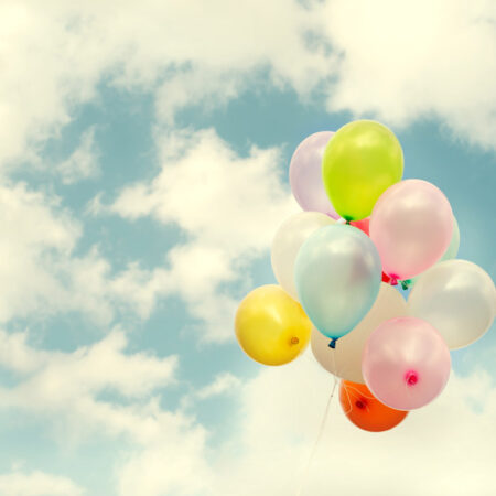 Πινακας σε καμβά HEART BALLOONS - Ουρανος - Καιρικα φαινομενα Sticky 4