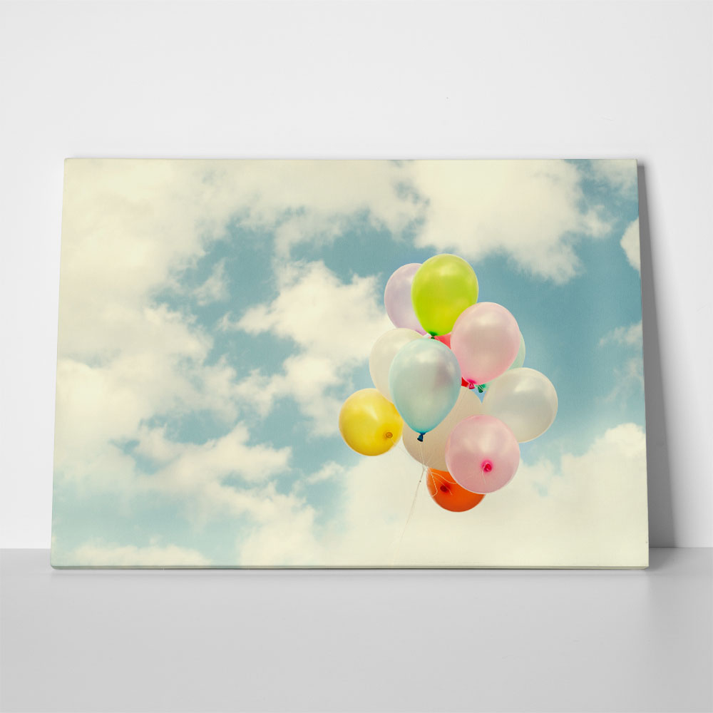 Πινακας σε καμβά HEART BALLOONS