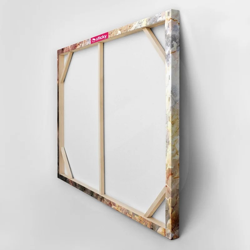 Πινακας σε καμβά LION CRACKED ART