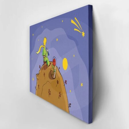Πινακας σε καμβά LITTLE PRINCE LOOKING STARS - Παιδικοι και set Sticky 2