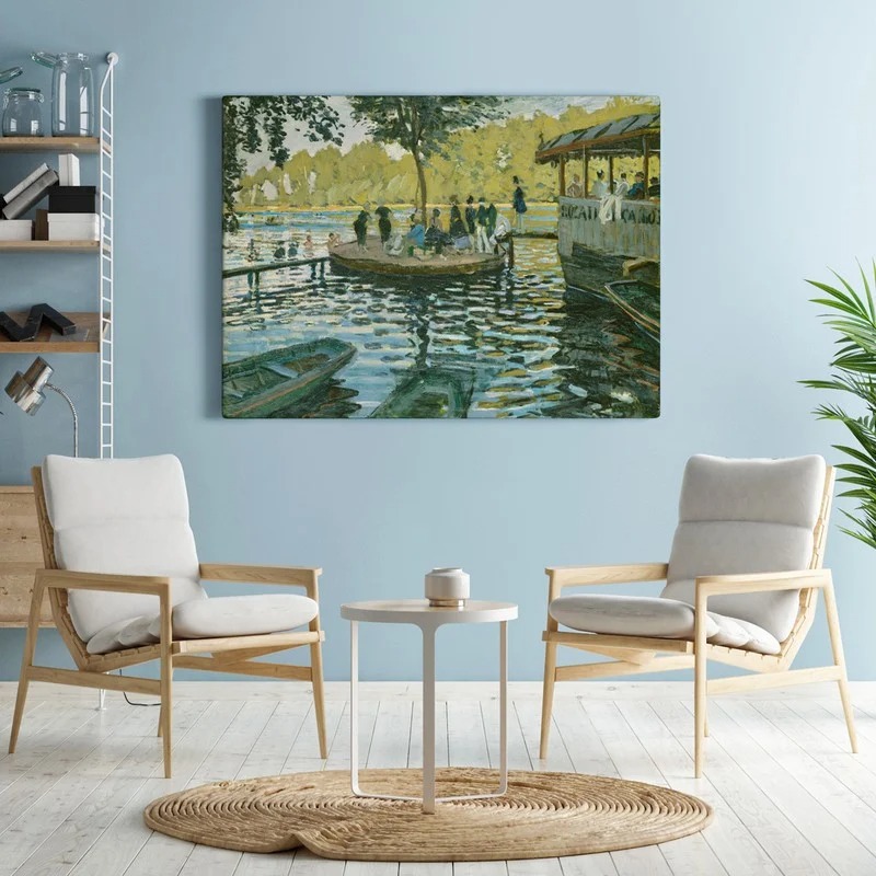 Πινακας σε καμβά MONET - LA GRENOUILLERE
