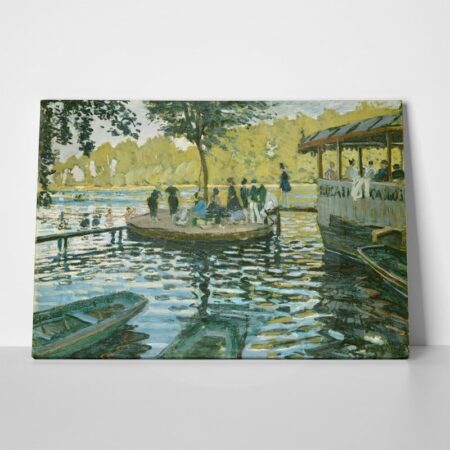 Πινακας σε καμβά MONET - LA GRENOUILLERE - Monet Claude Sticky 1