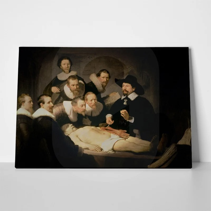 Πινακας σε καμβά REMBRANDT - ANATOMY LESSONS