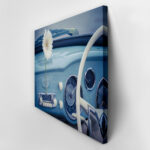 Πινακας σε καμβά RETRO BLUE CAR