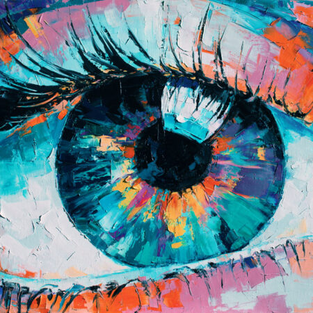 Πινακας σε καμβά THE EYE - Εργα Τεχνης Sticky 5