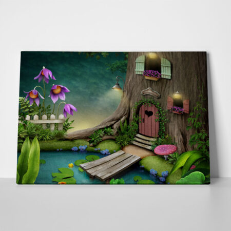 Πινακας σε καμβά TREE DOOR - Πινακες σε καμβα
