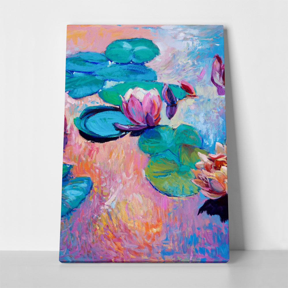 Πινακας σε καμβά WATER LILIES