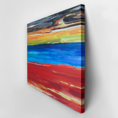 Πινακας σε καμβά ABSTRACT SEASCAPE PAINTING - Αφηρημενα και Abstract Sticky 3