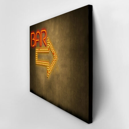 Πινακας σε καμβά BAR SIGN - Μοδα και Διασκεδαση Sticky 2