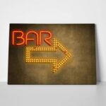Πινακας σε καμβά BAR SIGN