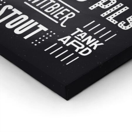 Πινακας σε καμβά BEER POSTER - Food and Drink Sticky 1