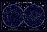 Πινακας σε καμβά CELESTIAL PLANISPHERE MAP