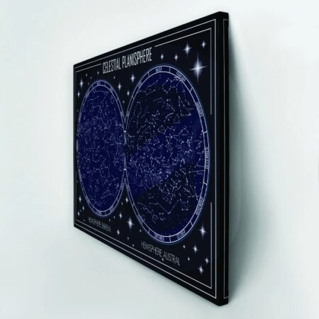 Πινακας σε καμβά CELESTIAL PLANISPHERE MAP - Χαρτες Sticky 2