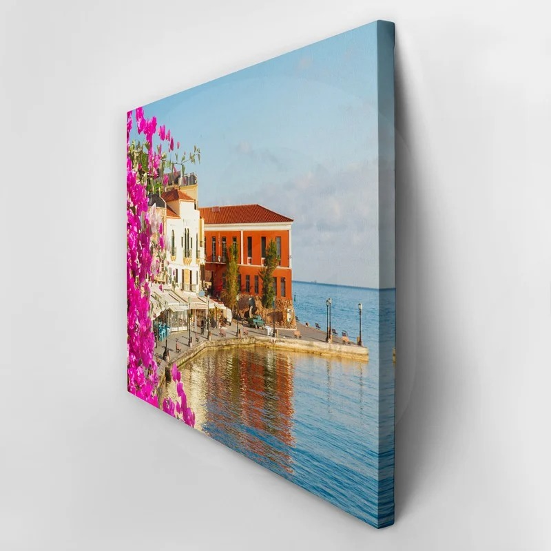 Πινακας σε καμβά CHANIA HARBOUR