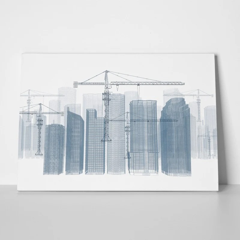 Πινακας σε καμβά CONSTRUCTIONS