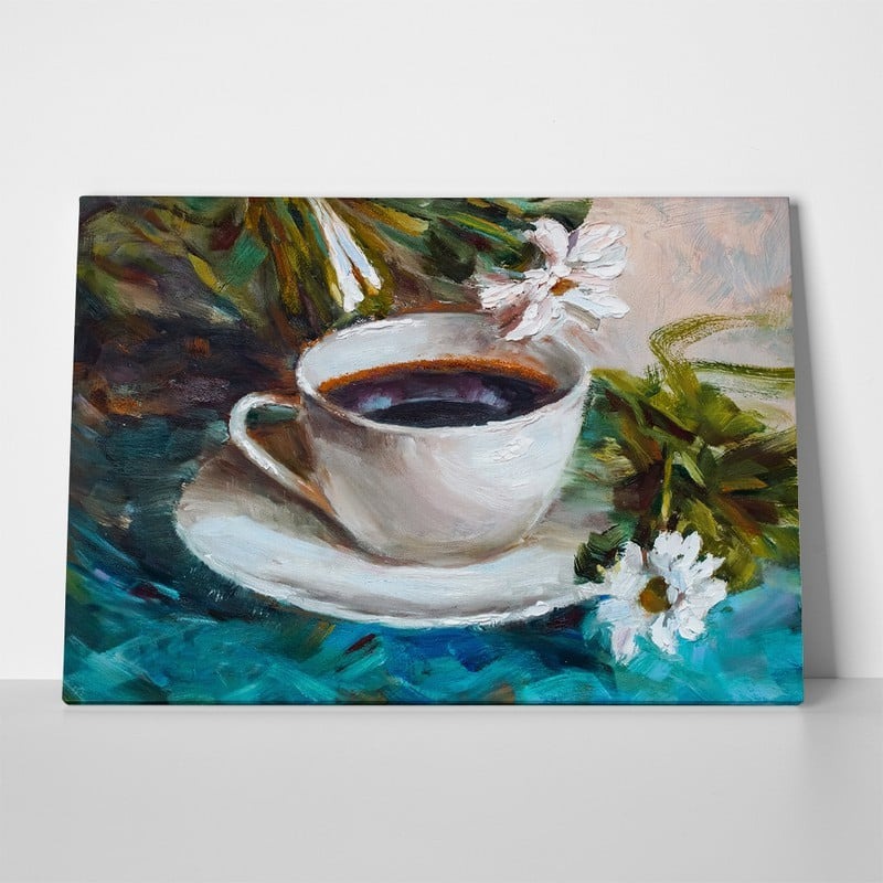 Πινακας σε καμβά CUP OF COFFEE PAINTING