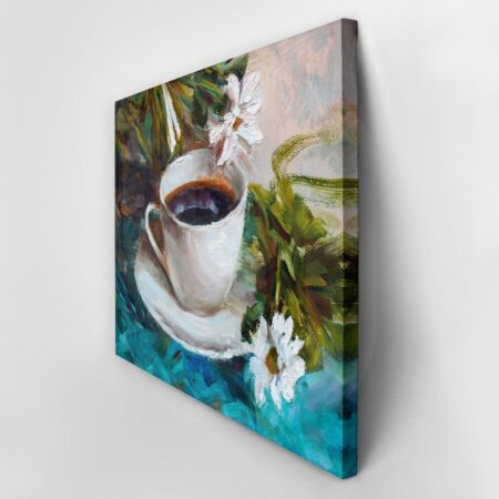 Πινακας σε καμβά CUP OF COFFEE PAINTING - Food and Drink Sticky 3