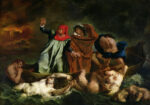 Πινακας σε καμβά DELACROIX THE BARQUE OF DANTE