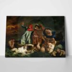 Πινακας σε καμβά DELACROIX THE BARQUE OF DANTE