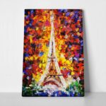 Πινακας σε καμβά EIFFEL TOWER OIL PAINTING 2