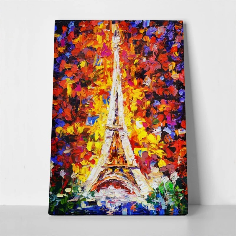 Πινακας σε καμβά EIFFEL TOWER OIL PAINTING 2