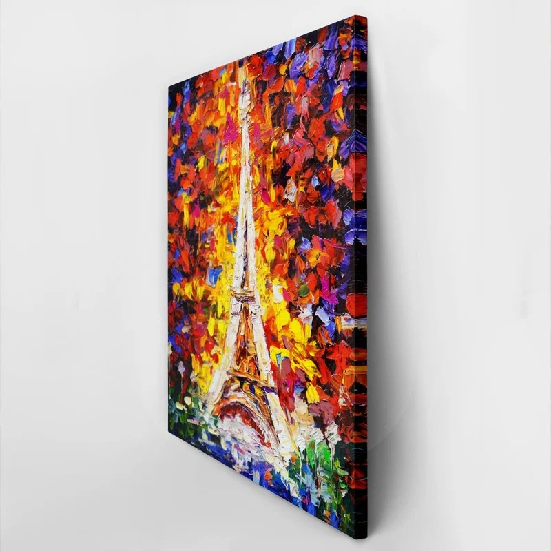 Πινακας σε καμβά EIFFEL TOWER OIL PAINTING 2