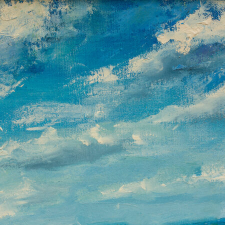 Πινακας σε καμβά EXPRESSIVE SKY OILPAINTING - Ουρανος - Καιρικα φαινομενα Sticky 5