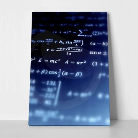 Πινακας σε καμβά MATH FORMULA - Επιστημη και Υγεια