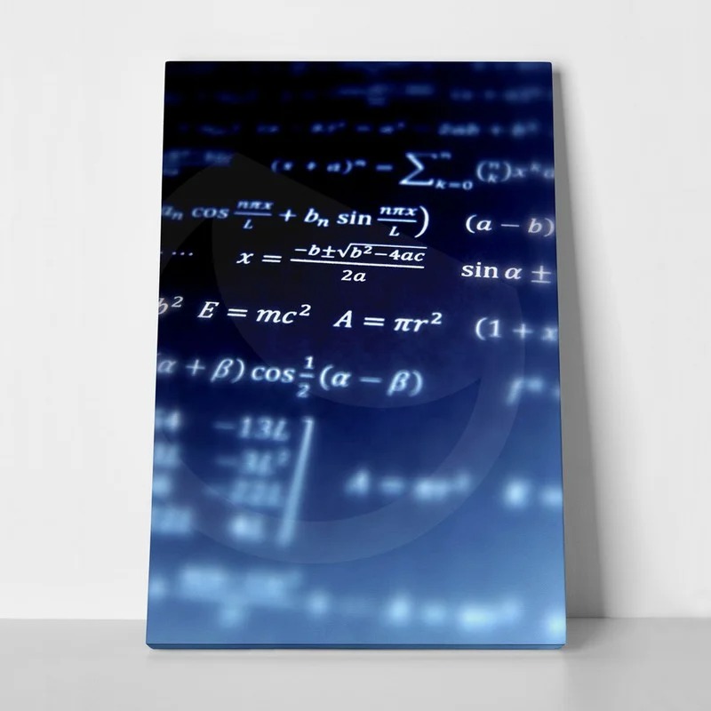 Πινακας σε καμβά MATH FORMULA