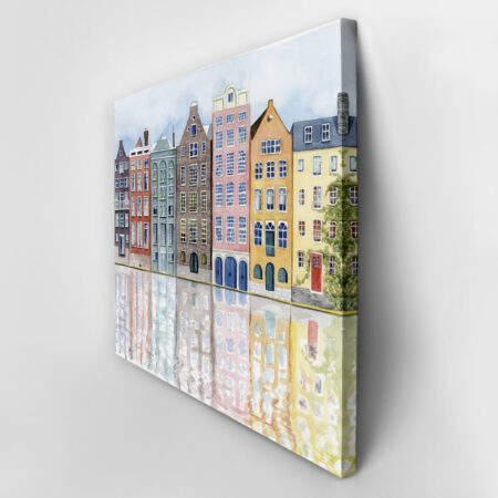 Πινακας σε καμβά NETHERLANDS NEIGHBORHOOD - Αμστερνταμ Sticky 3