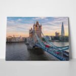 Πινακας σε καμβά SUNSET TOWER BRIDGE LONDON