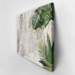Πινακας σε καμβά TROPICAL LEAVES